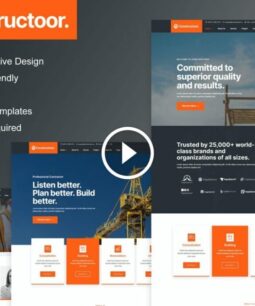 Constructoor - Construction Elementor Template Kit