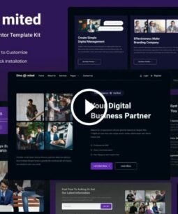 Dinamited: kit de plantillas Elementor de marketing digital y negocios