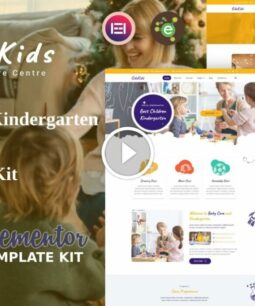 EduKids - Kindergarten Elementor Template Kit for Children