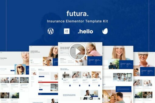 Futura - Kit de plantillas de Elementor de seguros 1