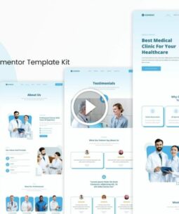 Gomedic - Kit de plantilla de Elementor para médicos