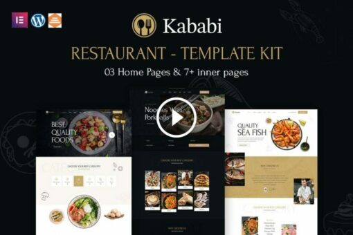 Kababi - Kit de plantilla de Elementor para restaurante 1