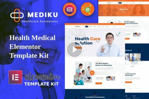 Mediku - Kit de plantilla de Elementor médicos de salud 1