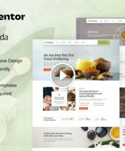 Raghaveda: Ayurveda spa and treatment elementor stencils kit