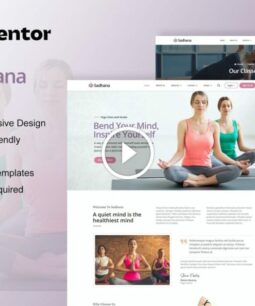 Sadhana: kit de plantillas de Elementor para profesores de yoga y estudios