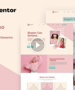 Simona - Kit de plantillas Elementor de negocios femeninos