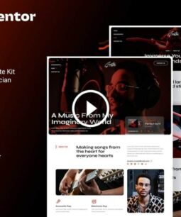 Sinatra - Kit de plantilla Elementor de músico y banda
