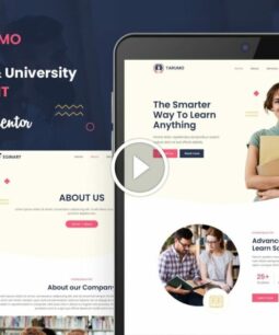Tarumo - Kit de plantillas de Elementor para la educación y la universidad