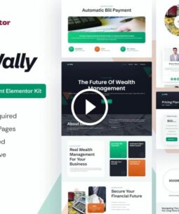 Wally - Kit de plantillas Elementor de gestión de patrimonio