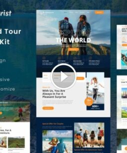 Adventurist - Elementor template kit for travel and tourism agencies