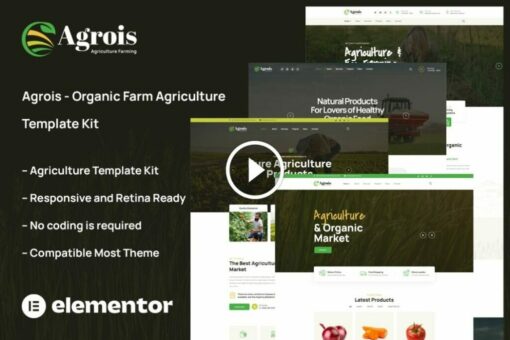 Agrois - Kit de plantillas de agricultura orgánica 1