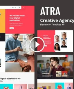 Atra: Elementor template kit for creative agencies
