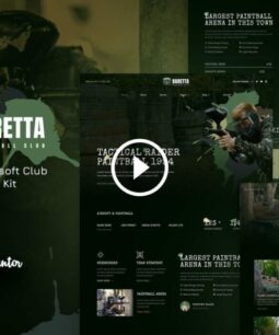 Baretta - Kit de modelos para Paintball e Airsoft Club Elementor