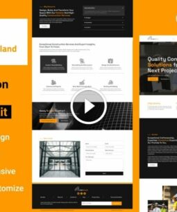 Builders Land - Building and Construction Elementor Template Kit