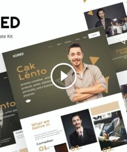Comed - Kit de modelos Elementor para comediantes