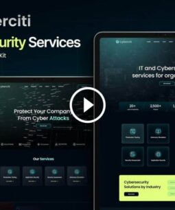 Cyberciti: kit de plantillas Elementor de servicios de seguridad cibernética