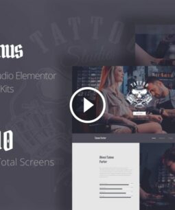 Dominus – Kits de modelos Elementor para estúdios de tatuagem