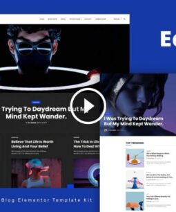 Edia: Elementor template kit for blogs and magazines