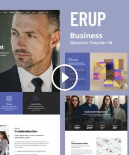 Erup - Kit de plantillas de Elementor empresarial