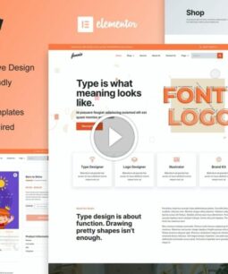 Fonnia - Kit de modelos Elementor para loja de produtos digitais
