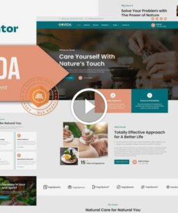 Goveda - Kit de plantilla de Elementor de tratamiento de Ayurveda