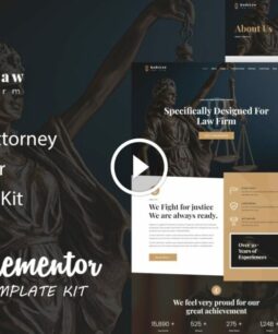 Kodelaw - Kit de modelos Elementor para advogados