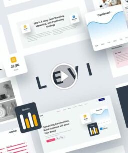 Levi – Kit de plantilla Elementor de marketing digital