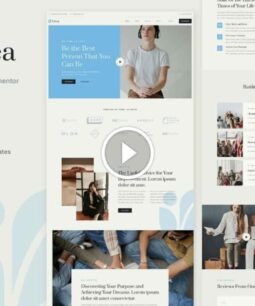 Livea - Kit de plantilla Elementor de entrenador de vida y orador
