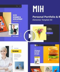 MIH - Kit de plantillas de currículum y cartera personal