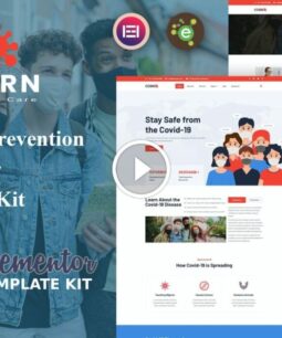 Corn - Kit de plantilla Elementor de prevención médica