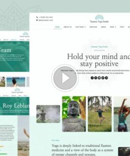 Namaste - Kit de plantilla Elementor de yoga y fitness