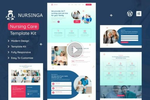 Nursinga: kit de plantillas para elementos médicos y de atención domiciliaria de ancianos 1