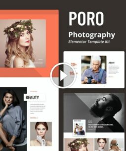 Poro - Photo Elementor template kit