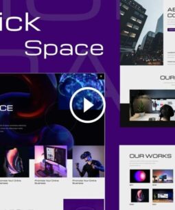 QuickSpace: kit de plantillas de Elementor de negocios creativos