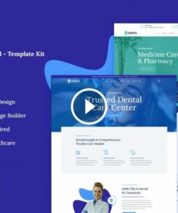 Seeva: kit de plantillas para Elementor médicos y dentales