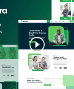 Spora: Elementor template kits for digital agencies and creatives
