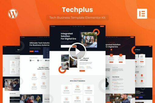 Techplus - Kit de plantillas de elementos de negocios tecnológicos 1