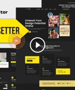 Trendsetter - Elementor Pro Template Kit Online Design Courses