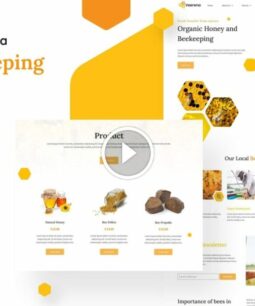 Veerena - Kit de plantilla Elementor Honey Bee