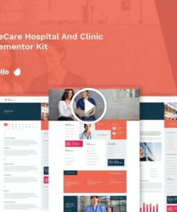 WeCare: kit de plantillas Elementor para hospitales y clínicas