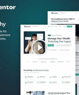 Wealthy: kit de plantilla Elementor de gestión de patrimonio e inversiones