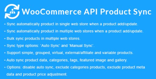 WooCommerce API Product Sync with Multiple Woo Stores (Shops) 2.8.0 1