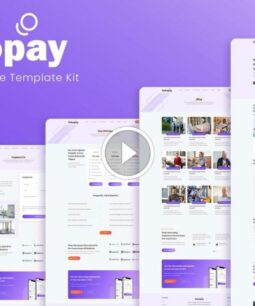 Yakopay - Online Payment Application Elementor Template Kit