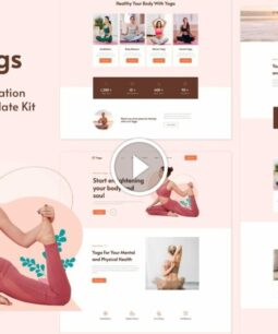 Yoggs - Kit de plantilla Elementor de yoga y meditación