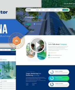 Zevana: perfil da empresa e kit de modelos de elementos comerciais