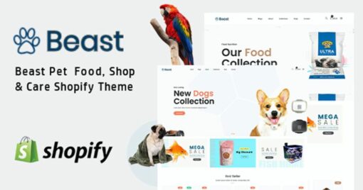 Beast - Pet Care & Pet Shop | Shopify OS 2.0 1