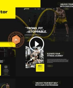 Dyno - Fitness Gym Elementor Pro Template Kit