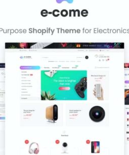 E-come | Tema Shopify multifuncional para lojas de eletrônicos