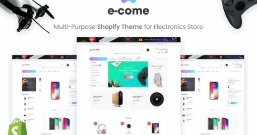 E-come | Multi-Purpose Shopify Theme for Electronics Store 1