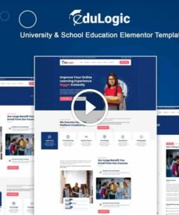 Edulogic - University & School Education Elementor Template Kit